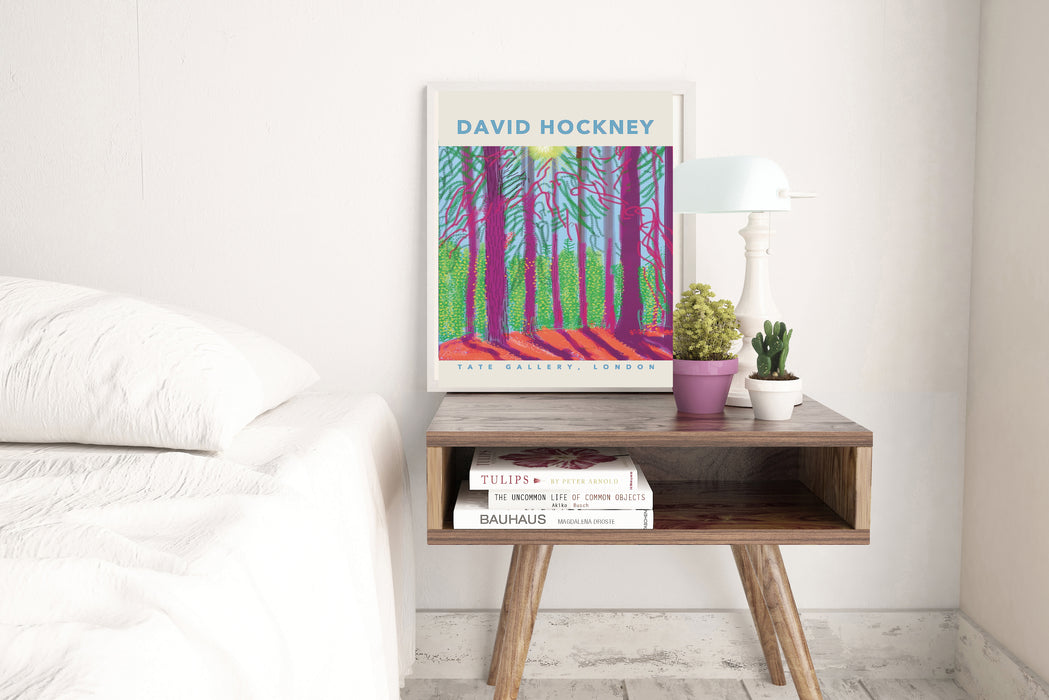 David Hockney Forest Print