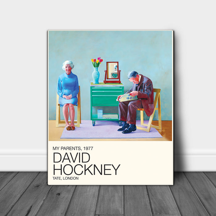 David Hockney Print 'My Parents'