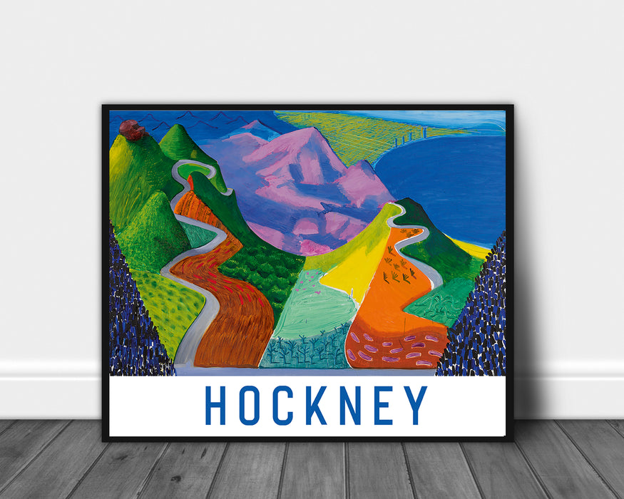 David Hockney Mountain Landscape  Print