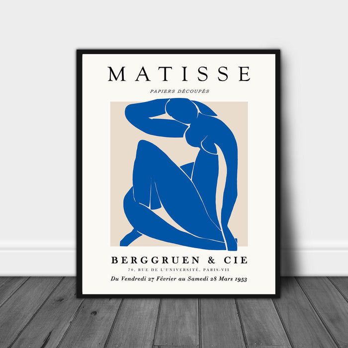 Matisse Blue Female Nude Art Print