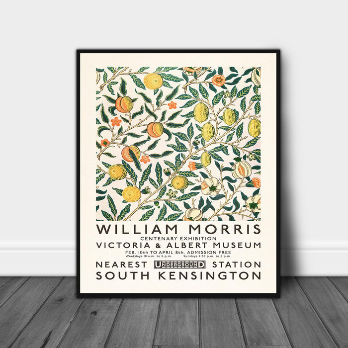 William Morris Lemon Print