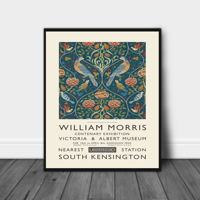 William Morris Green Bird Print