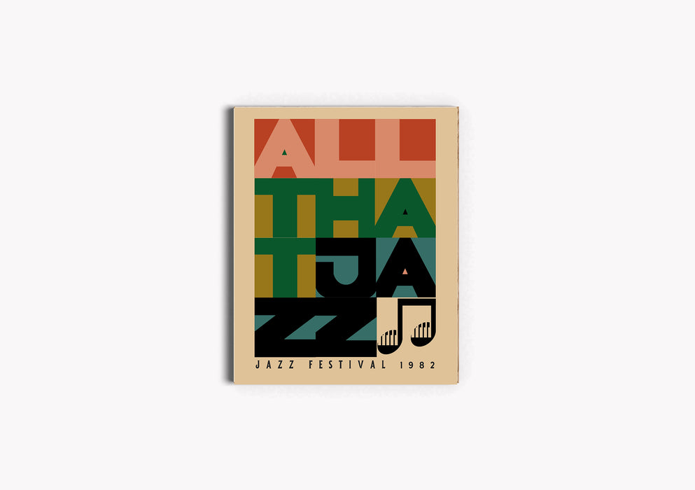 Jazz Festival art Print