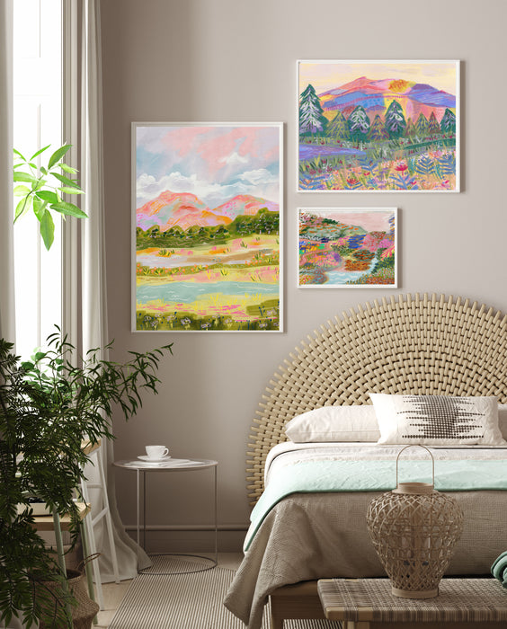 Landscape Mountain Gallery Wall Sets