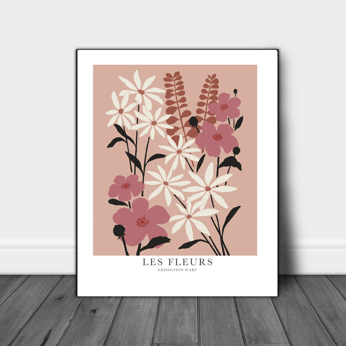 Flora Dusky Pink Flower Print