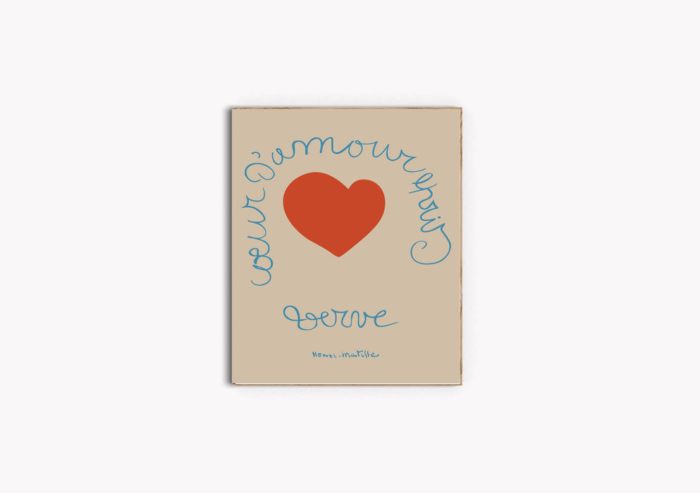 Matisse Red Heart Print– Stanley Street Studio