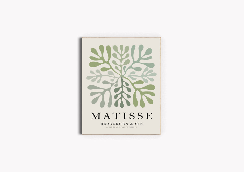 Matisse Sage Green Leaf Print