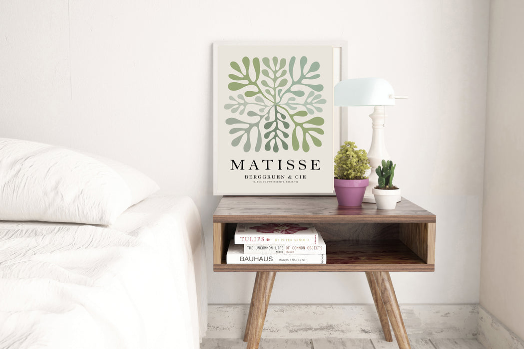 Matisse Sage Green Leaf Print