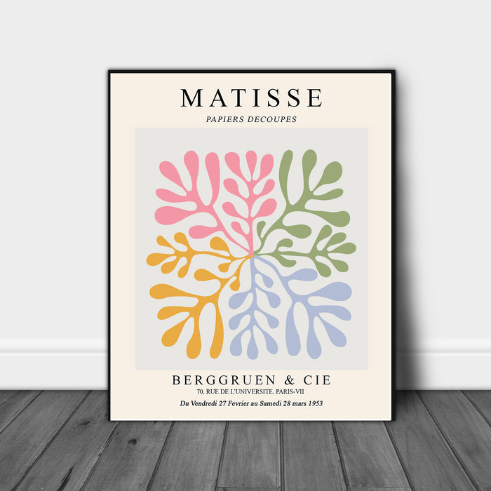 Matisse Pastal Leaf Print