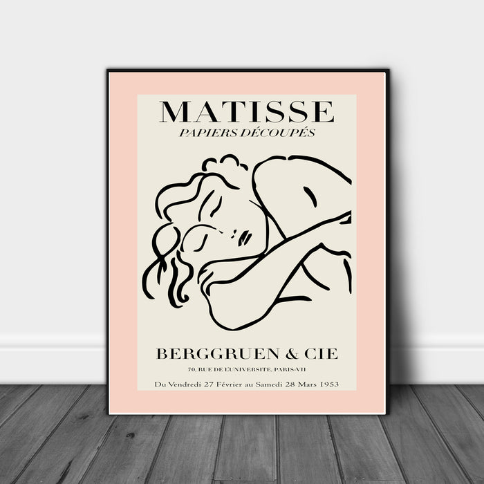 Matisse Pastal Pink Sleeping Print