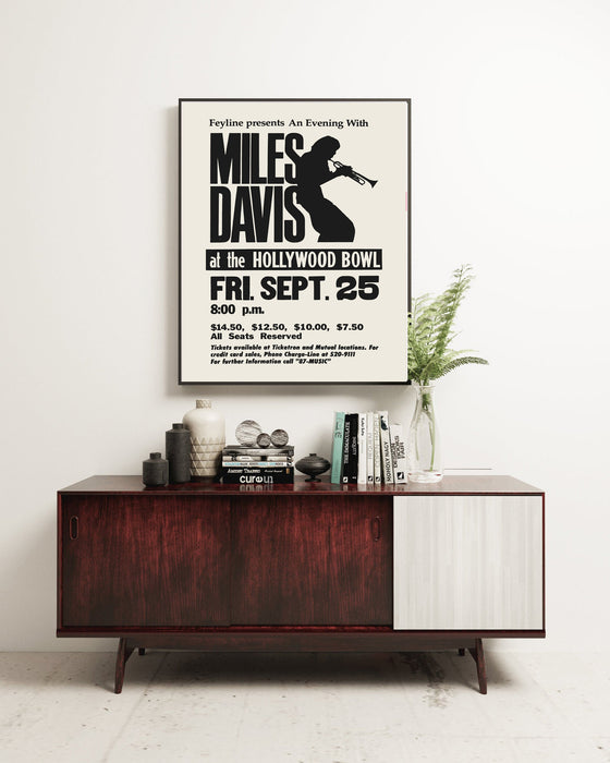 Miles Davis Concert Print