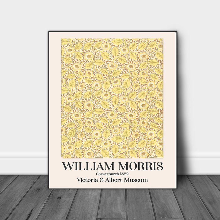 Gallery Wall Set William Morris Prints Yellow and Green