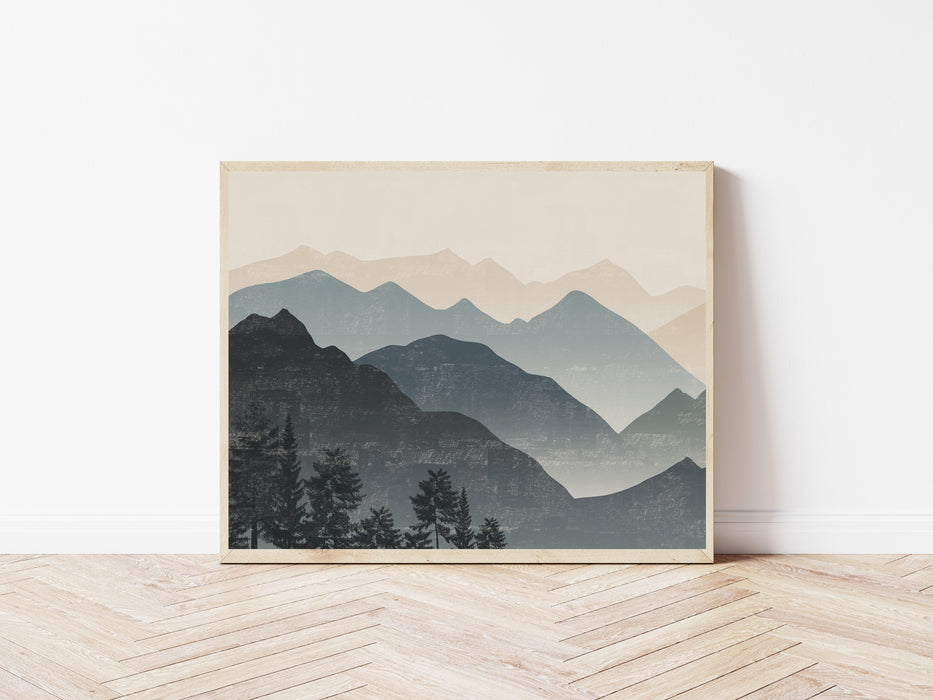 Landscape Mountain Print