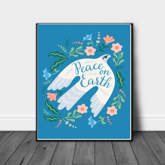 Peace On Earth Dove Print