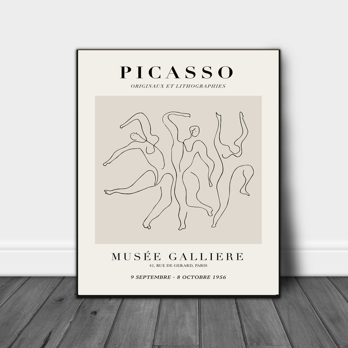 Picasso Dancers Exhibition Art Print