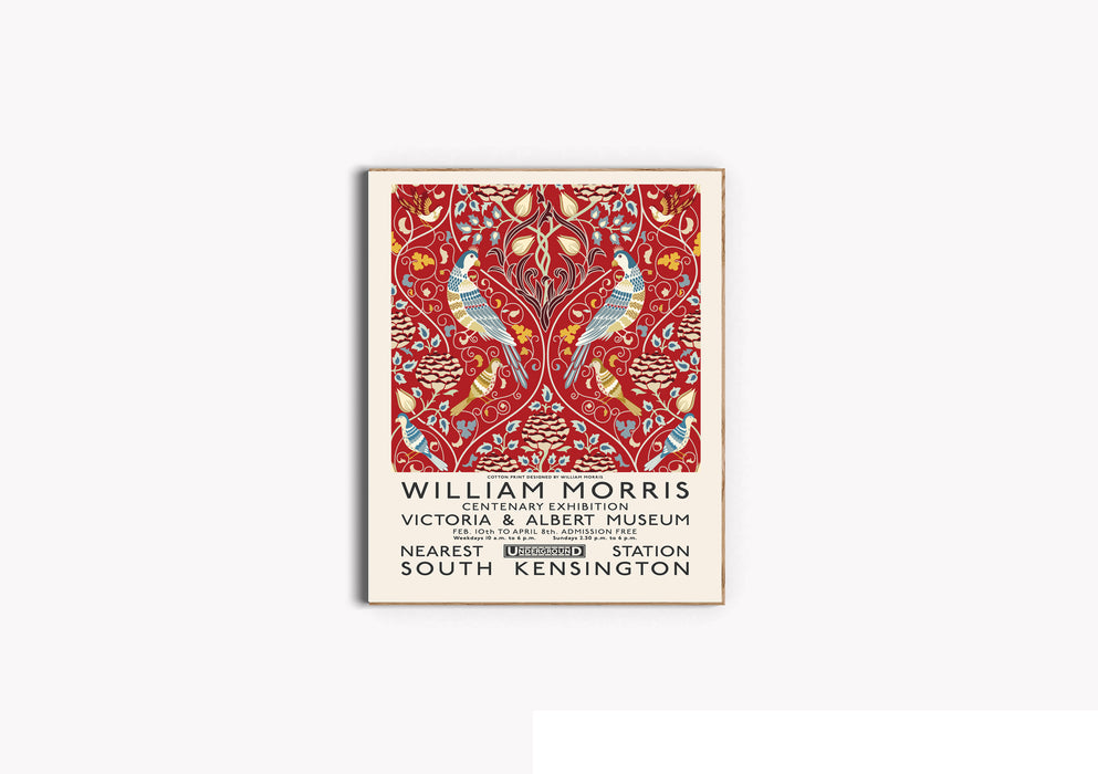 William Morris Red Bird Print