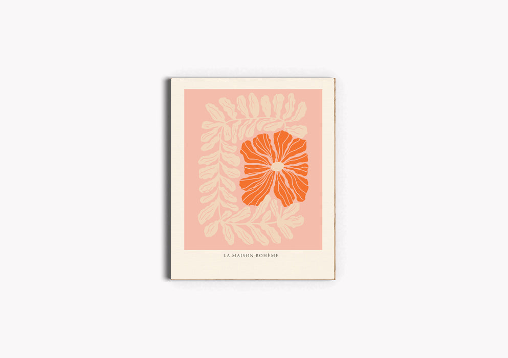 Flower and Leaf Giclee Art Print
