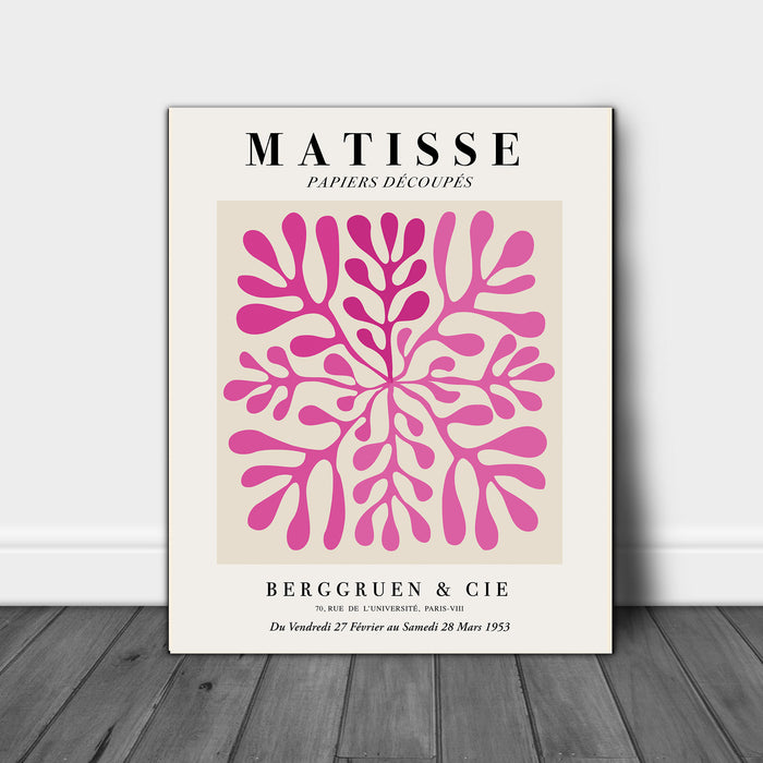 Matisse Pink Leaf Print
