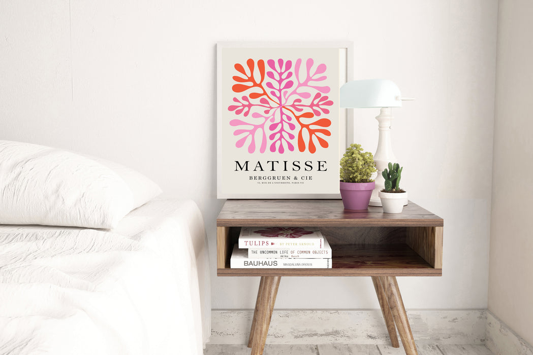 Pink Leaf Matisse Exhibition Print