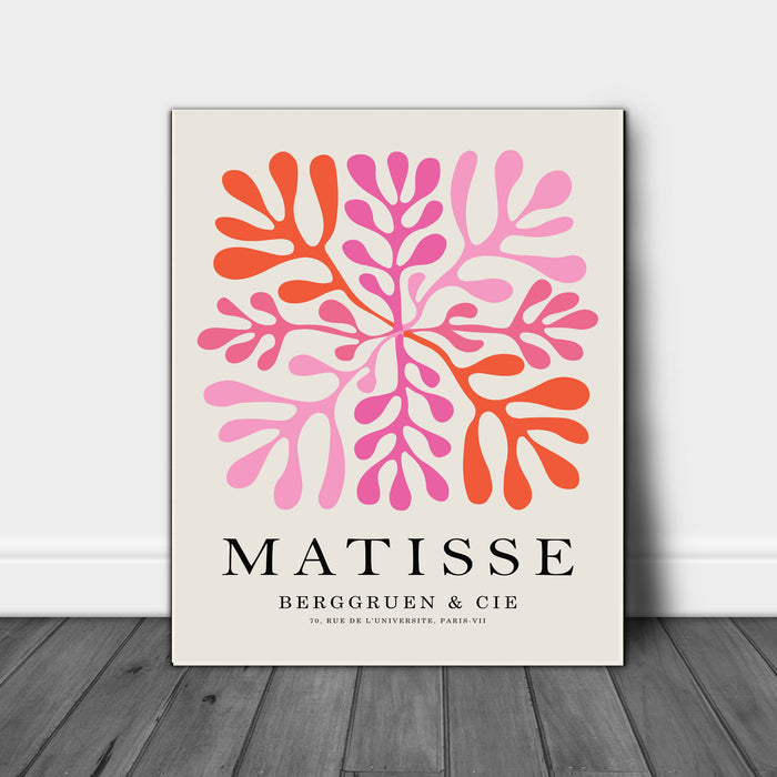 Pink Leaf Matisse Exhibition Print