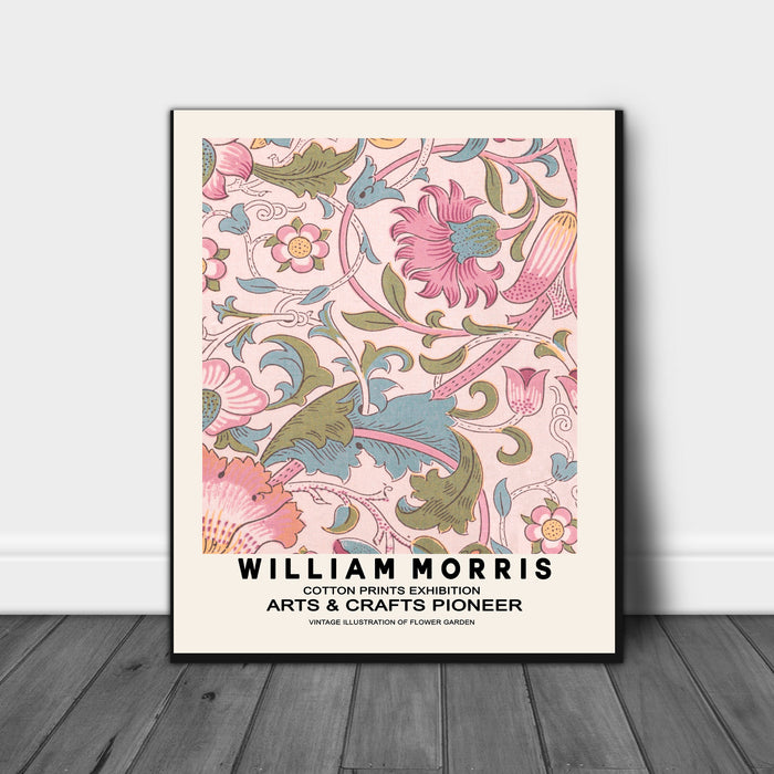 Botanical Pink Flower Gallery Wall Sets