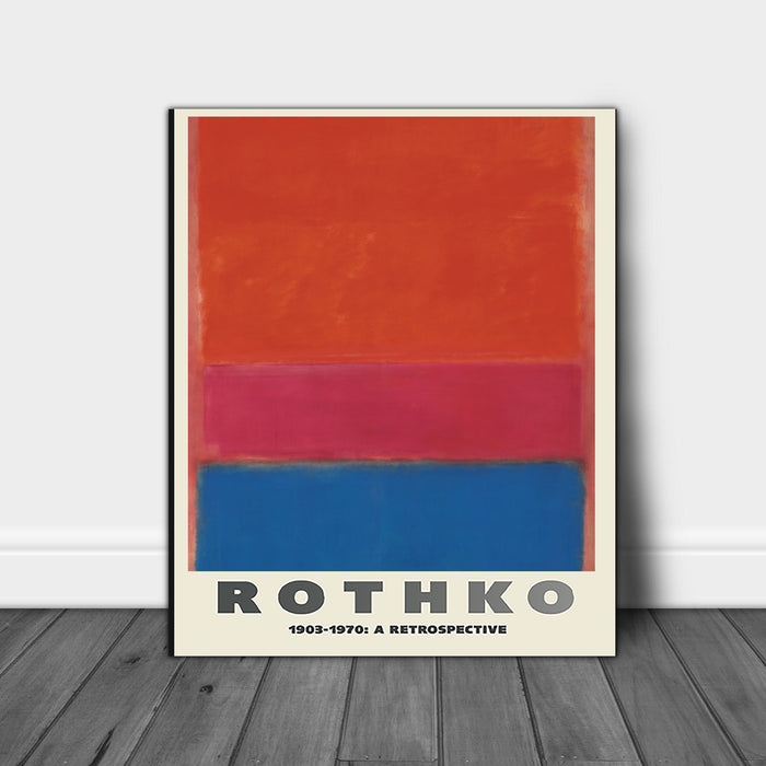 Mark Rothko Orange, Pink,  Blue