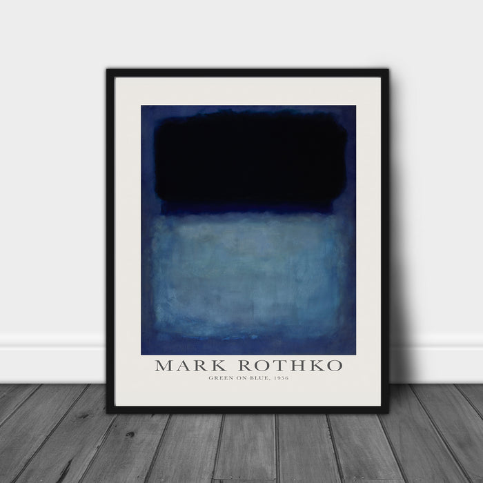 Mark Rothko Ink Blue Print
