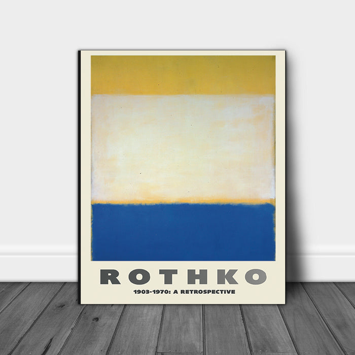 Mark Rothko Blue and Yellow Print