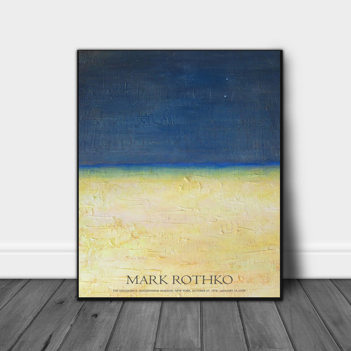Mark Rothko Blue and Yellow Art Print