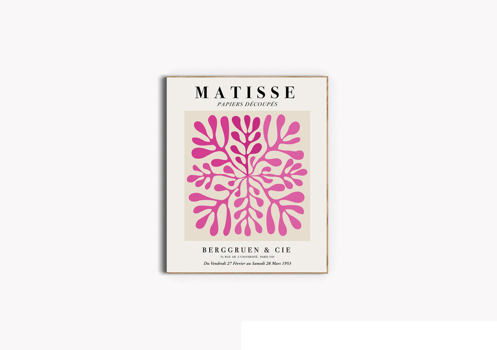 Matisse Pink Leaf Print