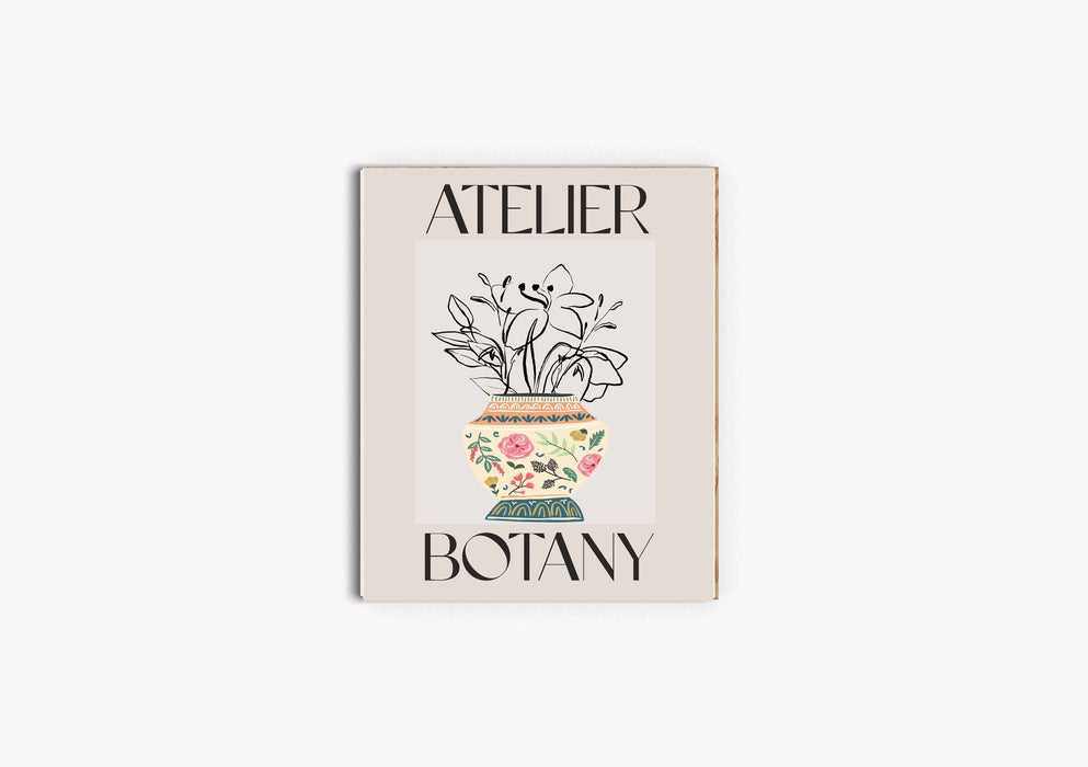 Atelier Botany Vase Flower print