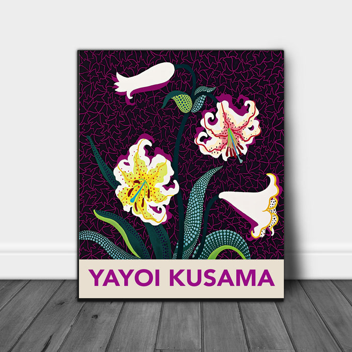 Yayoi Kusama Abstract Flower Print