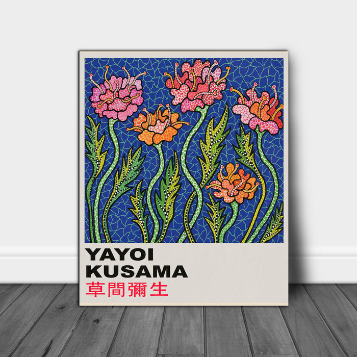 Yayoi Kusama Vintage Flower Print