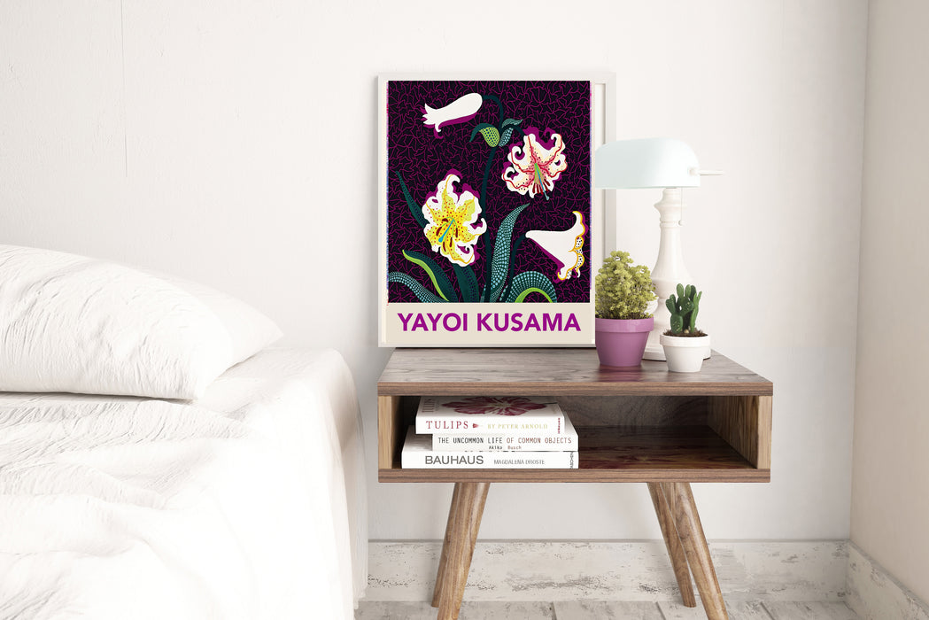 Yayoi Kusama Abstract Flower Print