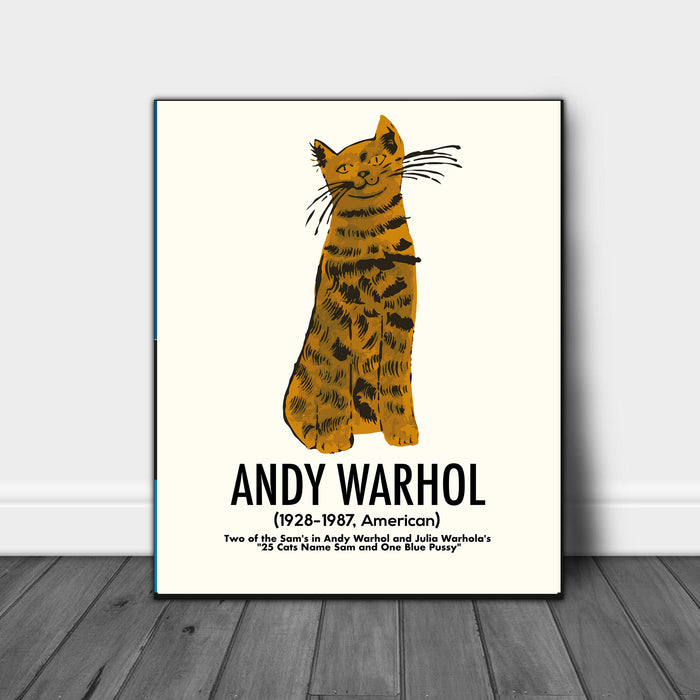 Andy Warhol Ginger Cat Art Print